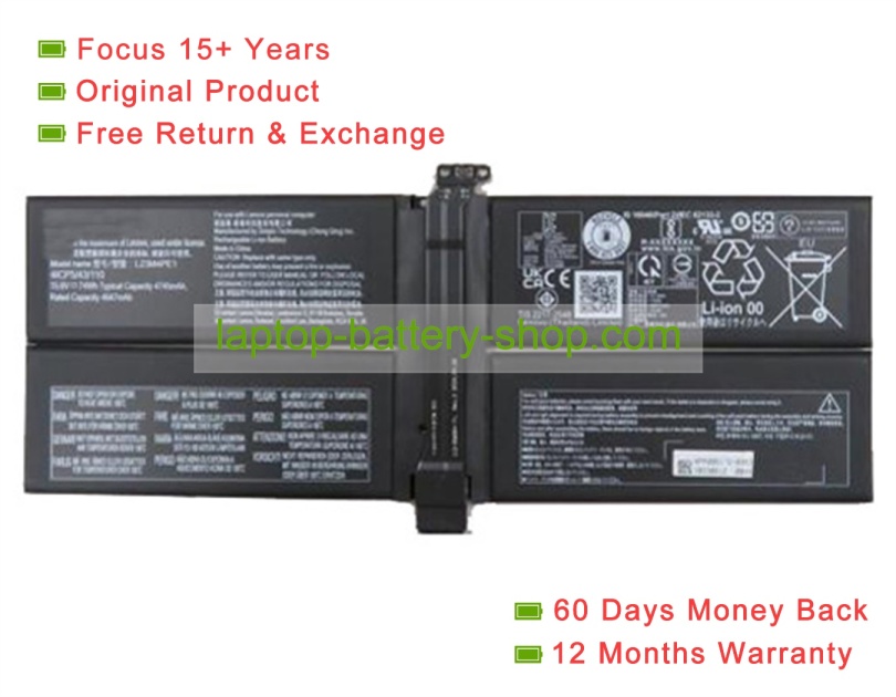 Lenovo SB11M35210, L23M4PE1 15.6V 4743mAh original batteries - Click Image to Close
