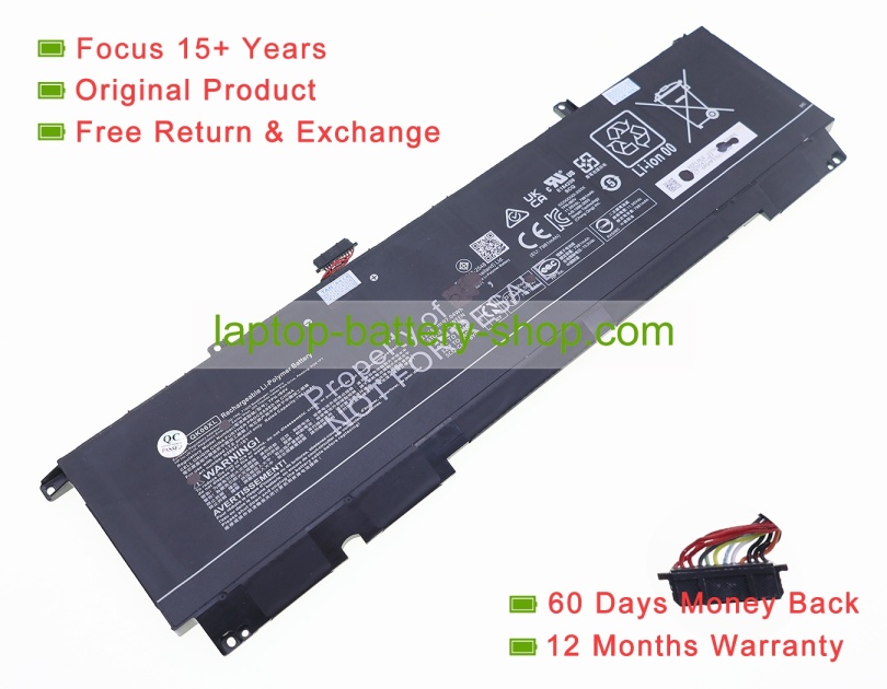 Hp QK06XL, QK06097XL 11.55V 7981mAh original batteries - Click Image to Close