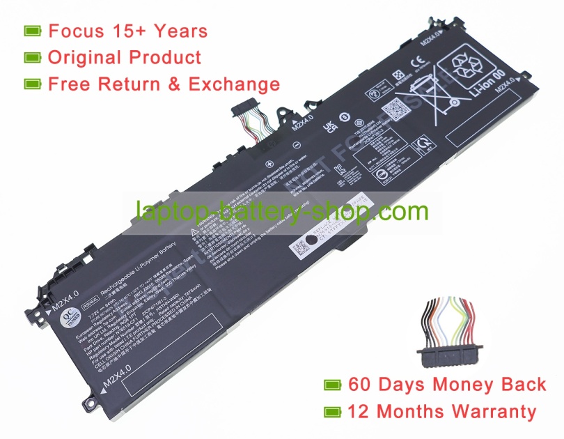 Hp HSTNN-WB0I, RS06XL 7.72V 7876mAh original batteries - Click Image to Close