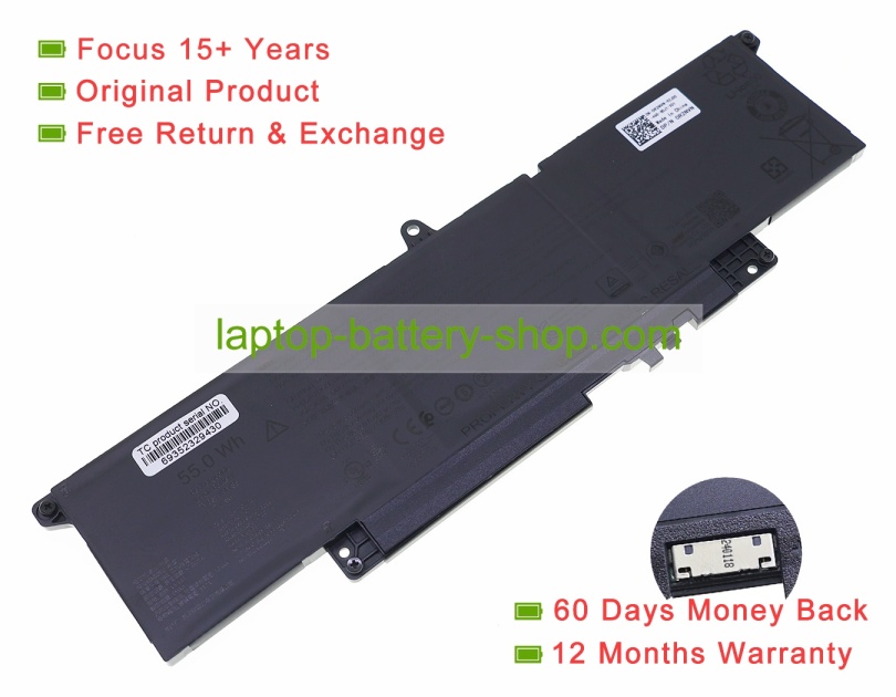 Dell 0R2NVN, R2NVN 11.7V 4700mAh original batteries - Click Image to Close