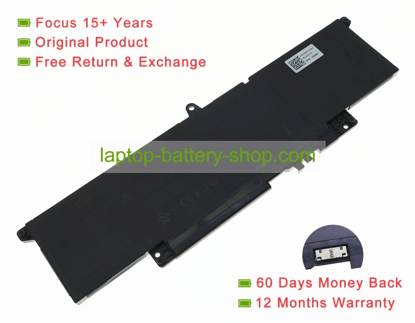 Dell 01W6F, 001W6F 11.25V 4000mAh original batteries - Click Image to Close