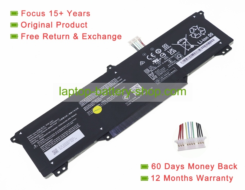 Other SQE-2401, 916QA177H 11.58V 4335mAh original batteries - Click Image to Close