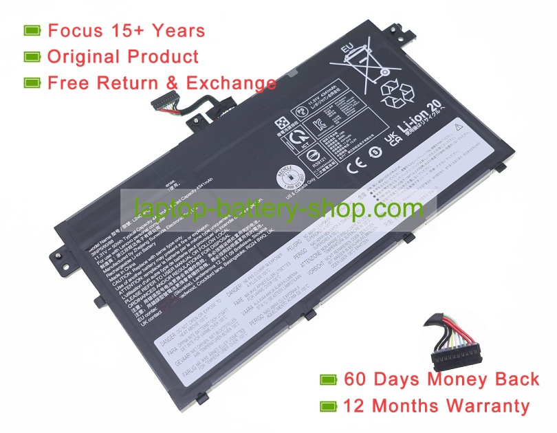 Lenovo L24M3PG1, L24X3PG1 11.31V 4422mAh original batteries - Click Image to Close