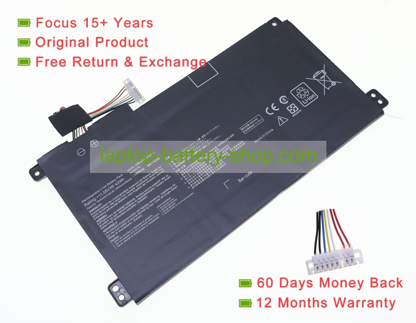 Asus B31N1912, C31N1912 11.55V 3550mAh original batteries - Click Image to Close