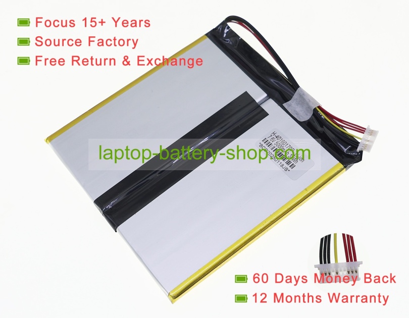 Bocconi WYC40160170P 7.6V 5000mAh replacement batteries - Click Image to Close