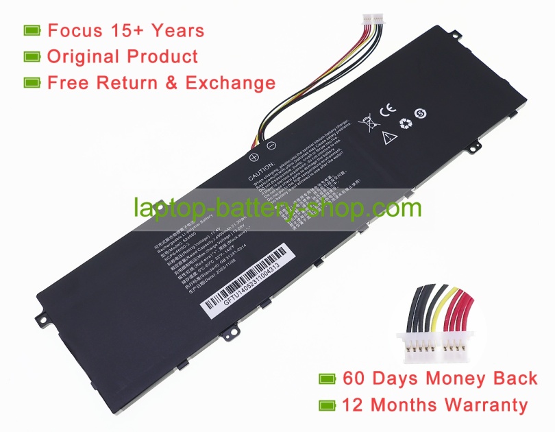 Rtdpart U539266PVG-3S1P 11.4V 4500mAh original batteries - Click Image to Close