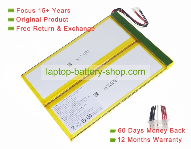 Other 4254E4-2S 7.6V 4400mAh original batteries - Click Image to Close