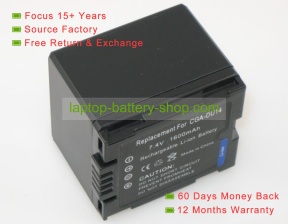 Panasonic CGA-DU14, VW-VBD140 7.2V 1400mAh replacement batteries