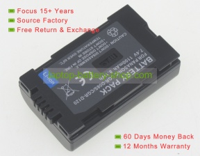 Panasonic CGR-D120, CGR-D08A/1B 7.2V 1100mAh replacement batteries