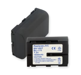 Jvc BN-V607, BN-V607U 7.2V 1450mAh batteries