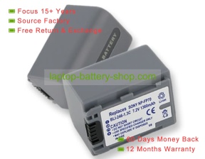 Sony NP-FP70 7.2V 1250mAh replacement batteries