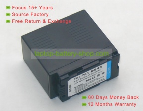 Panasonic CGA-D54, CGA-D54D 7.2V 5400mAh replacement batteries