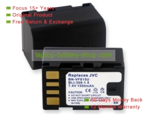 Jvc BN-VF808U, BN-VF815U 7.2V 1600mAh original batteries