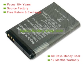 Toshiba PX1728U, 084-07042L-072 3.7V 1100mAh replacement batteries