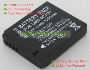 Panasonic DMW-BCJ13, DMW-BCJ13E 3.6V 1250mAh replacement batteries