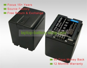 Panasonic VW-VBN260, VW-VBN130GK 7.2 or 7.4V 3750mAh replacement batteries