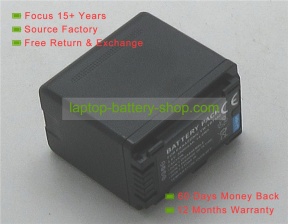 Panasonic VW-VBT380 3.6V 3880mAh replacement batteries