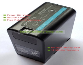 Sony BP-U70, LIP8239 14.4V 5000mAh replacement batteries