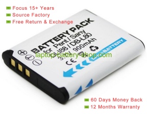 Sanyo DB-L80, PX1686E-1BRS 3.7V 740mAh replacement batteries