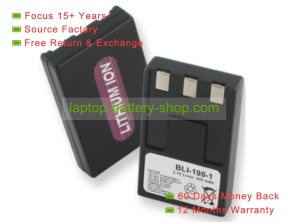 Canon NB-1L, NB-1LH 3.7V 1500mAh replacement batteries