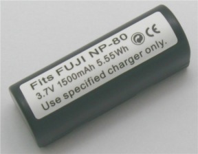 Fujifilm NP-80, DB-20 3.7V 1400mAh replacement batteries