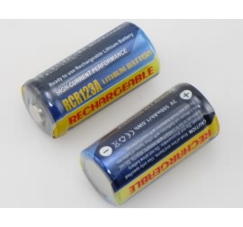 Kodak CR123, CR-123 3V 500mAh replacement batteries