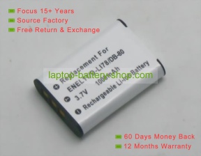 Olympus LI-60B, D-LI78 3.7V 680mAh replacement batteries