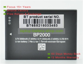 Samsung BP2000 3.7V 2000mAh original batteries