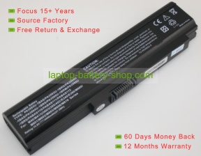 Toshiba PA3594U-1BRS, PA3593U-1BAS 10.8V 4400mAh replacement batteries