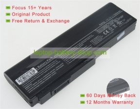 Asus A32-N61, 07G016C71875 11.1V 7200mAh replacement batteries