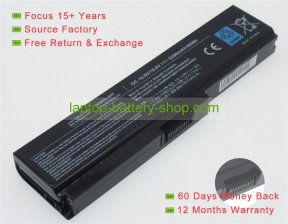 Toshiba PA3634U-1BRS, PA3728U-1BAS 10.8V 4400mAh replacement batteries