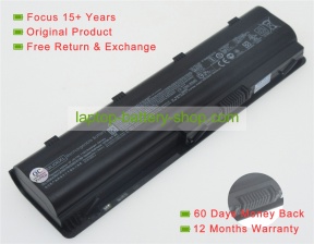 Hp MU06, 593553-001 10.8V 5000mAh replacement batteries