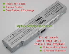 Sony VGP-BPS9, VGP-BPS9A 11.1V 4400mAh replacement batteries