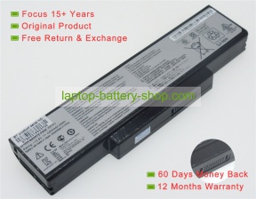 Asus A32-K72, A32-N71 11.1V 4400mAh replacement batteries