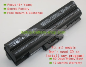 Sony VGP-BPS13, VGP-BPS13/B 11.1V 6600mAh replacement batteries