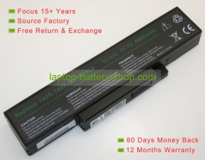 Dell BATEL80L6, BATEL80L6, 90NITLILG2SU1 11.1V 4400mAh replacement batteries