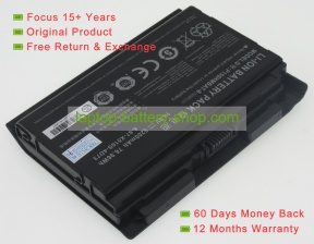 Clevo P150HMBAT-8, 6-87-X510S-4D72 14.8V 5200mAh replacement batteries