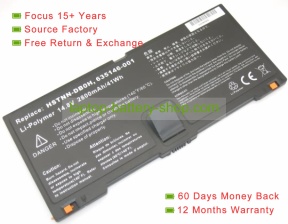 Hp FN04, HSTNN-DB0H 14.8V 2800mAh replacement batteries