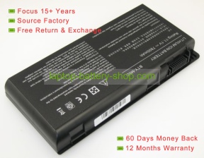 Msi BTY-M6D, BTY-GS70 11.1V 6600mAh replacement batteries