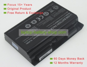 Clevo P157SMBAT-8, 6-87-P157S-4273 14.8V 5200mAh replacement batteries