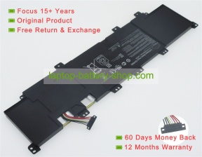Asus C31-X502, 0B200-00320300M 11.1V 4000mAh replacement batteries