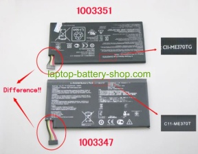 Asus C11-ME370TG, CII-ME370TG 3.75V 4270mAh replacement batteries