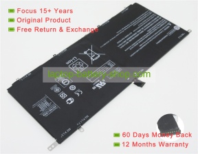Hp RG04XL, HSTNN-LB5Q 7.5V 6750mAh replacement batteries