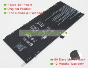 Hp RG04XL, HSTNN-LB5Q 7.5V 6750mAh replacement batteries