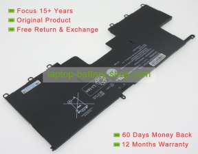 Sony VGP-BPS38, VGP-BPS37 7.5V 4740mAh replacement batteries