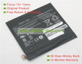 Toshiba 2 WT10-A-109, 2 WT8-B-006 3.75V 5820mAh replacement batteries