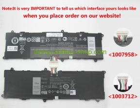 Dell 2H2G4, HFRC3 7.4V 5135mAh original batteries