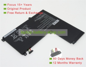 Asus C41-N541, N54PNC3 14.8V 4520mAh replacement batteries