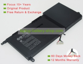 Hasee P650BAT-4, 6-87-P650S-4252 14.8V 4054mAh original batteries