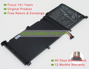 Asus C41N1416, 0B200-01250100 15.2V 4400mAh replacement batteries